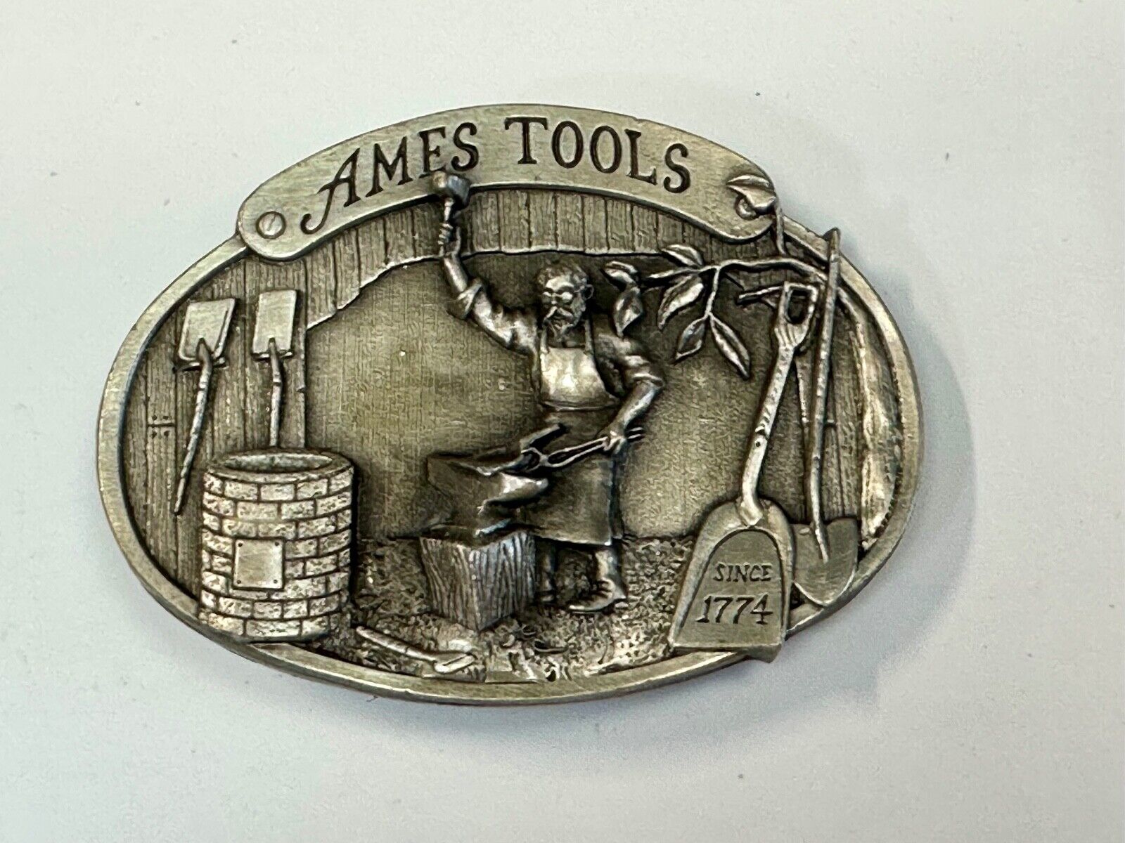 Ames Tools Co America's oldest! since 1774 Vintage 1981 belt buckle