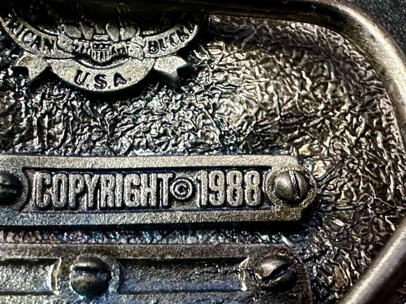 A Breed Apart Construction Worker Commemorative Vintage 1988 Belt Buckle