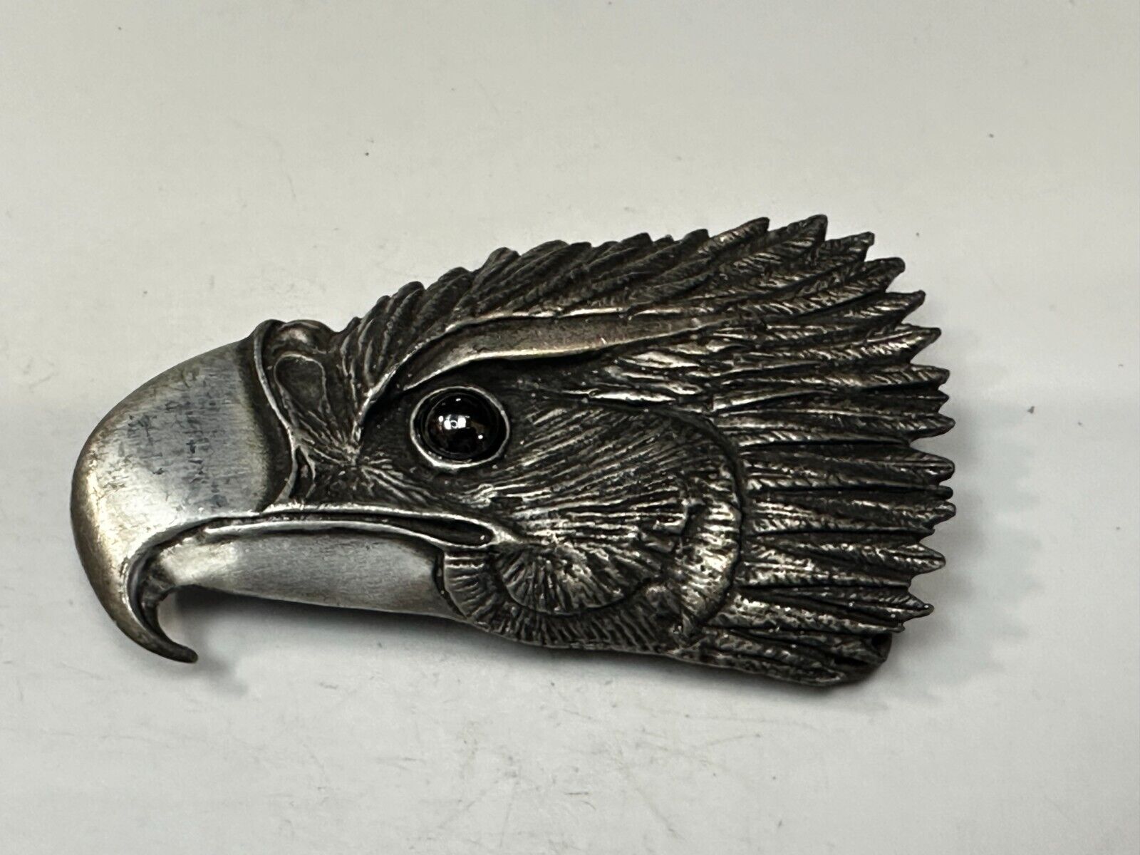 Vintage Eagles Head - Highly Detailed - Frederick Pewter Canada Belt Buckle