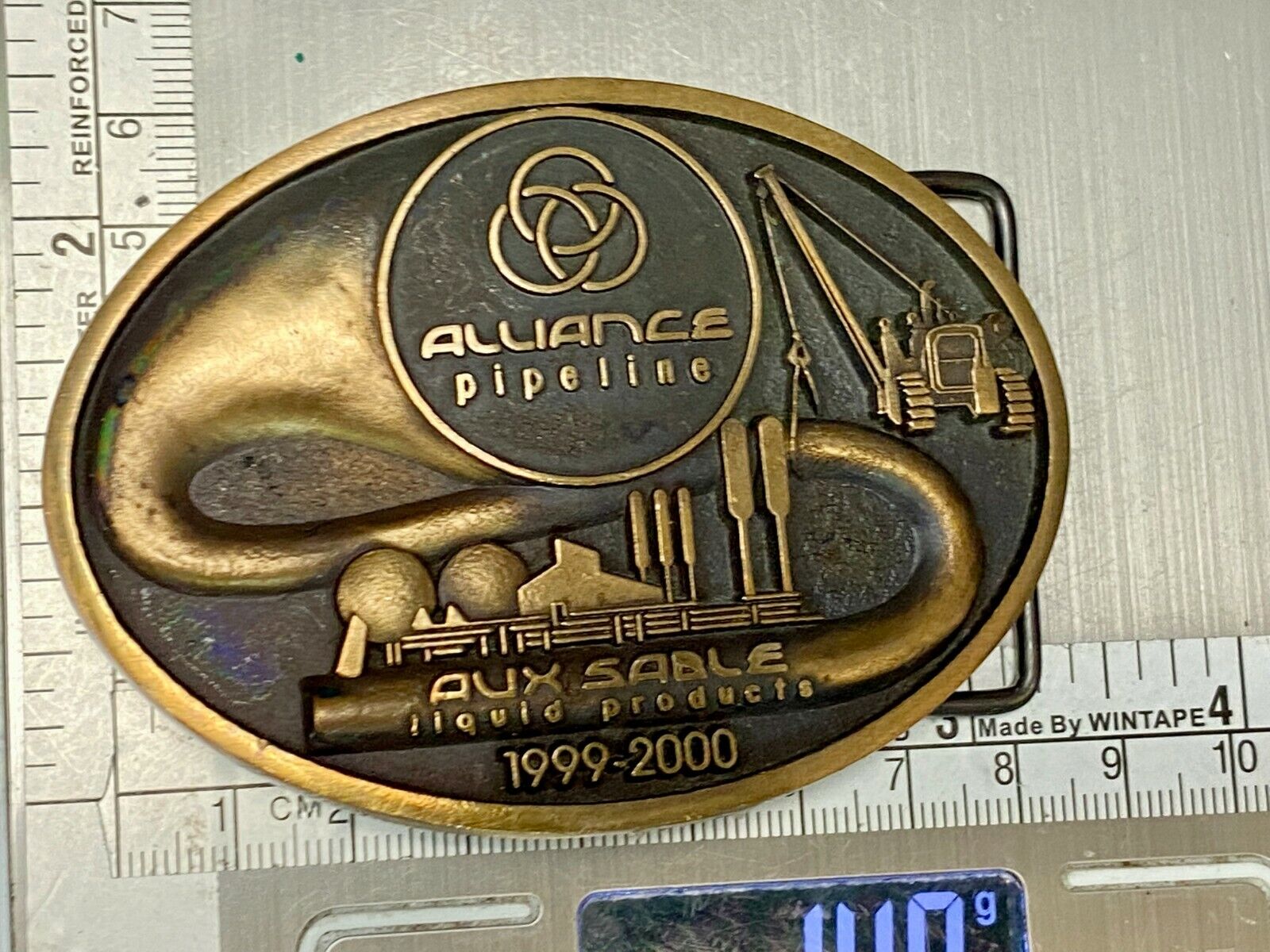 Alliance Pipeline Aux Sable Liquid Products Oil Ngl Extraction Belt Buckle