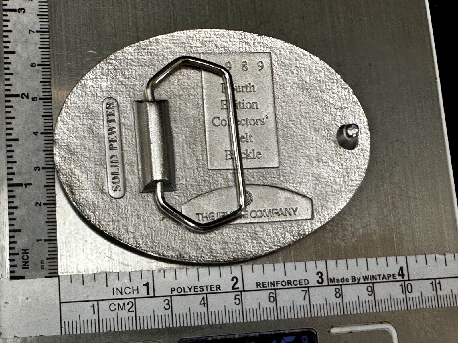 The Irvine Company 1989 Fourth Edition Collectors Western Ranch Belt Buckle