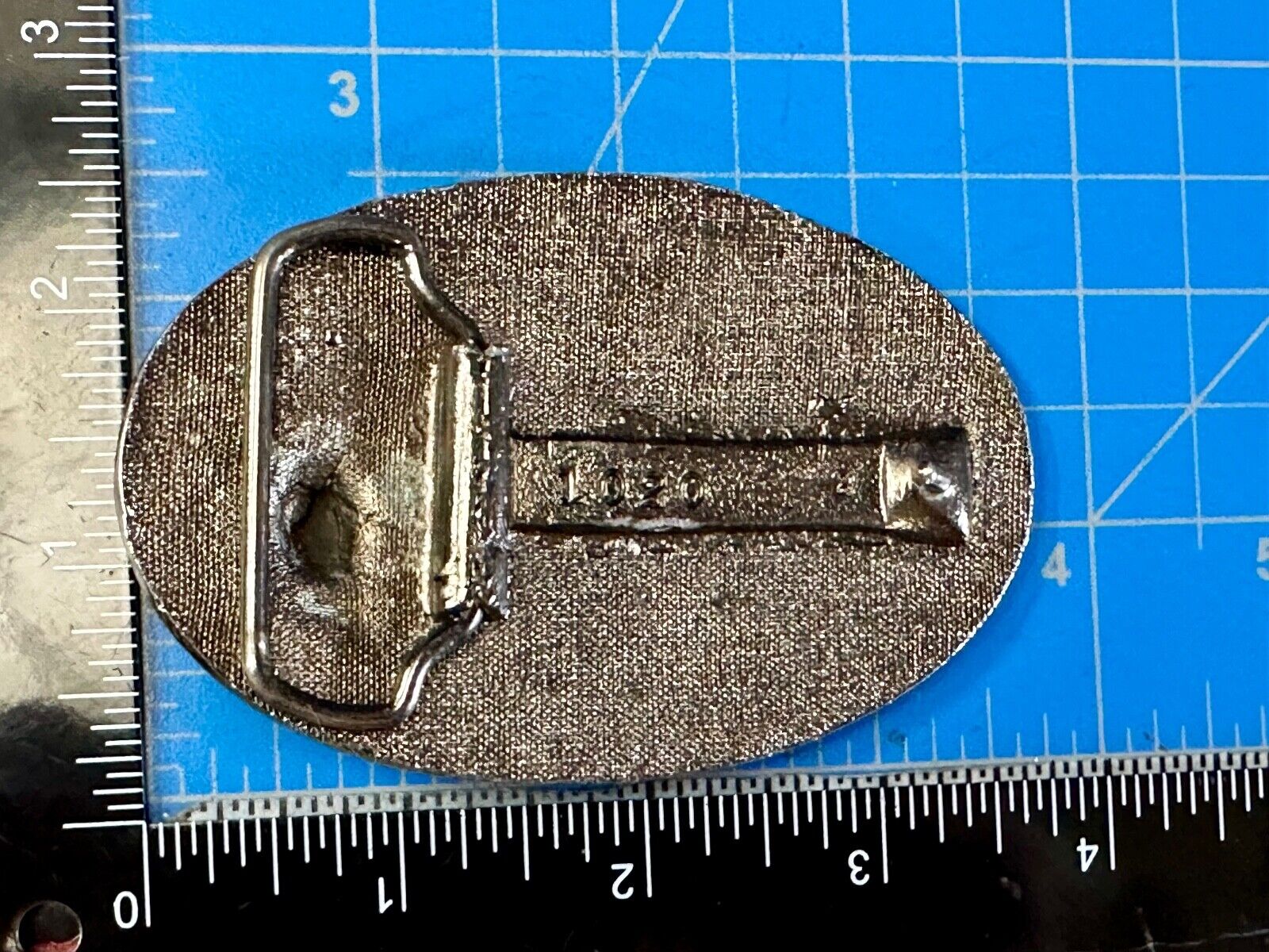 United States Marine's  Flag Memorial Eagle Anchor Emblem vintage belt buckle