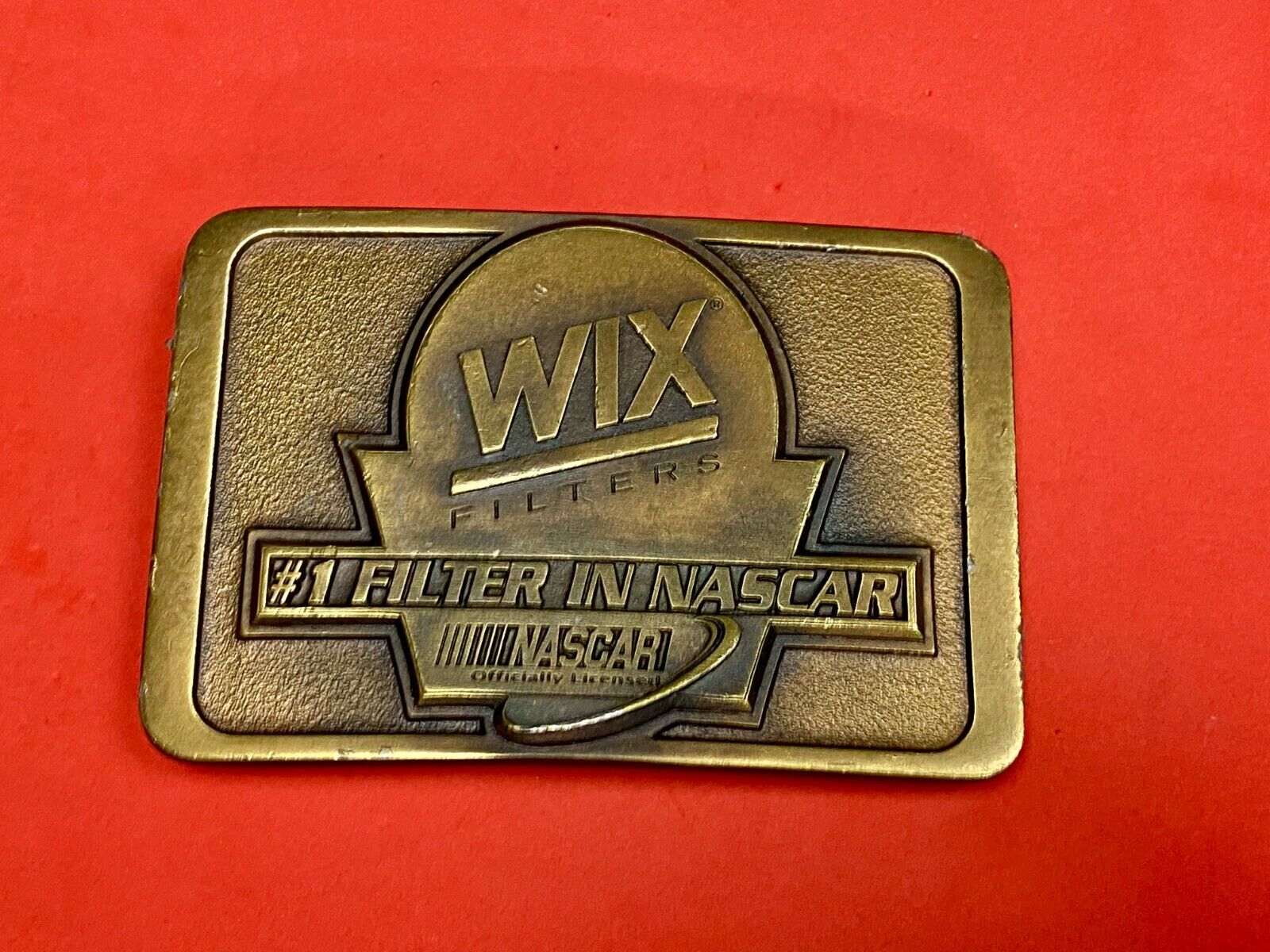 **Wix** The #1 Filter In Nascar Air & Oil Filters Company Belt Buckle