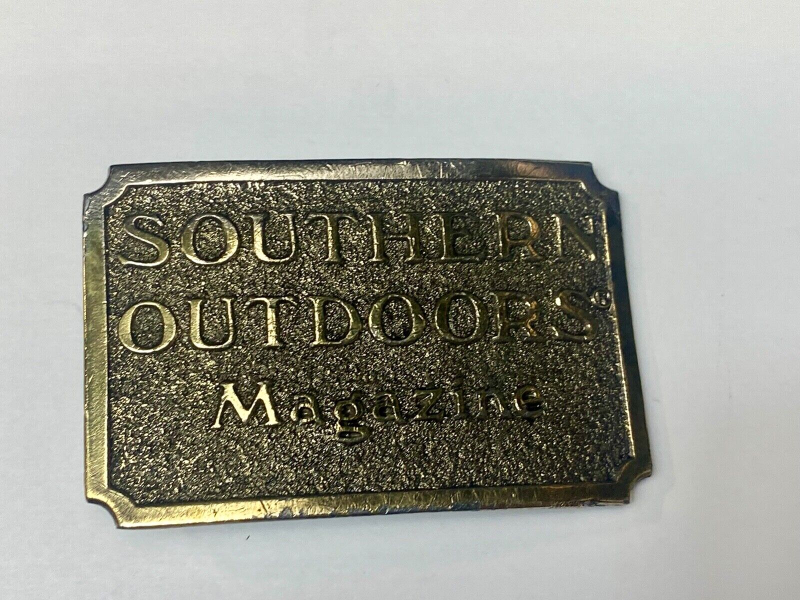 Vintage 1982 **SOUTHERN OUTDOORS MAGAZINE** COMMEMORATIVE BUCKLE