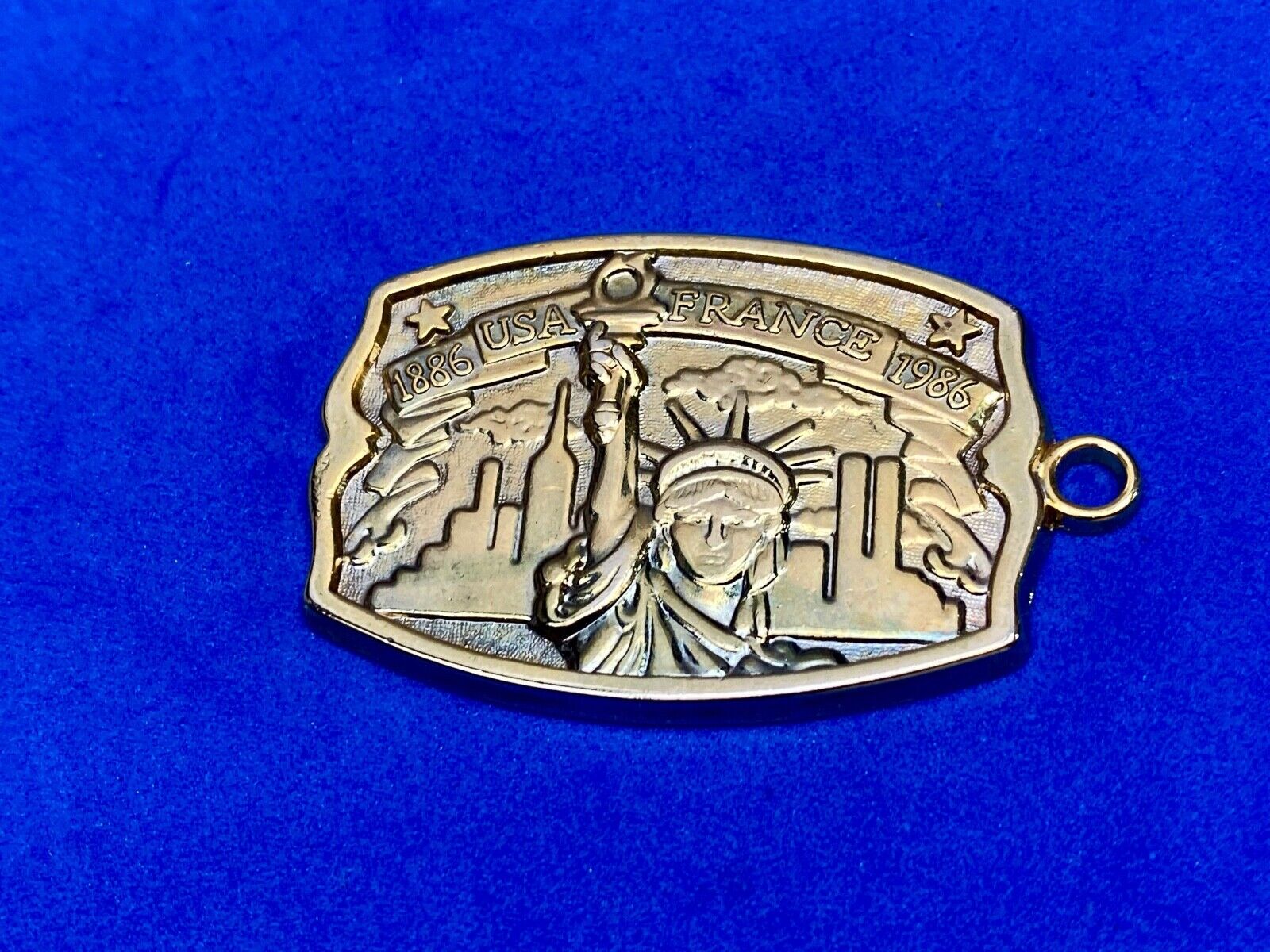 100 Years Lady Liberty Pendant Key Luggage Tag  Limited Edition Usa Monument