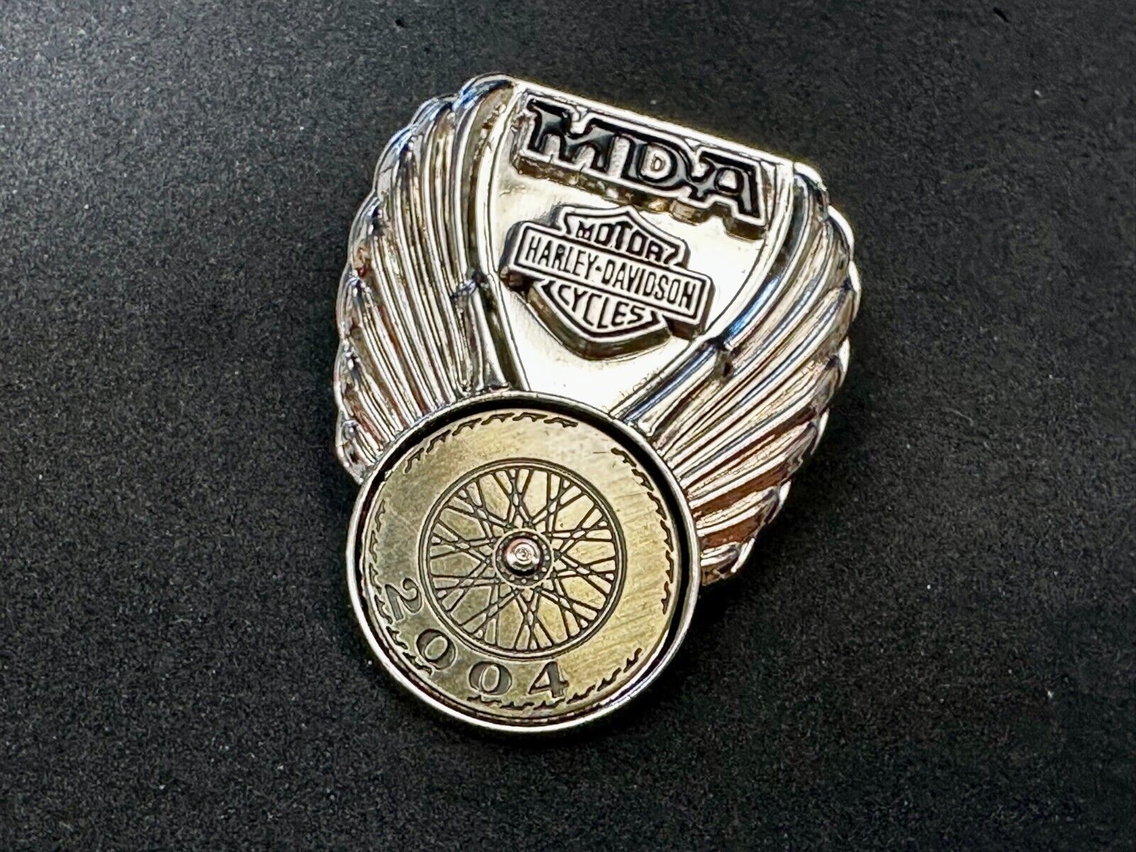 2004 MDA Harley Davidson Motorcycles Pin for Jacket or Vest