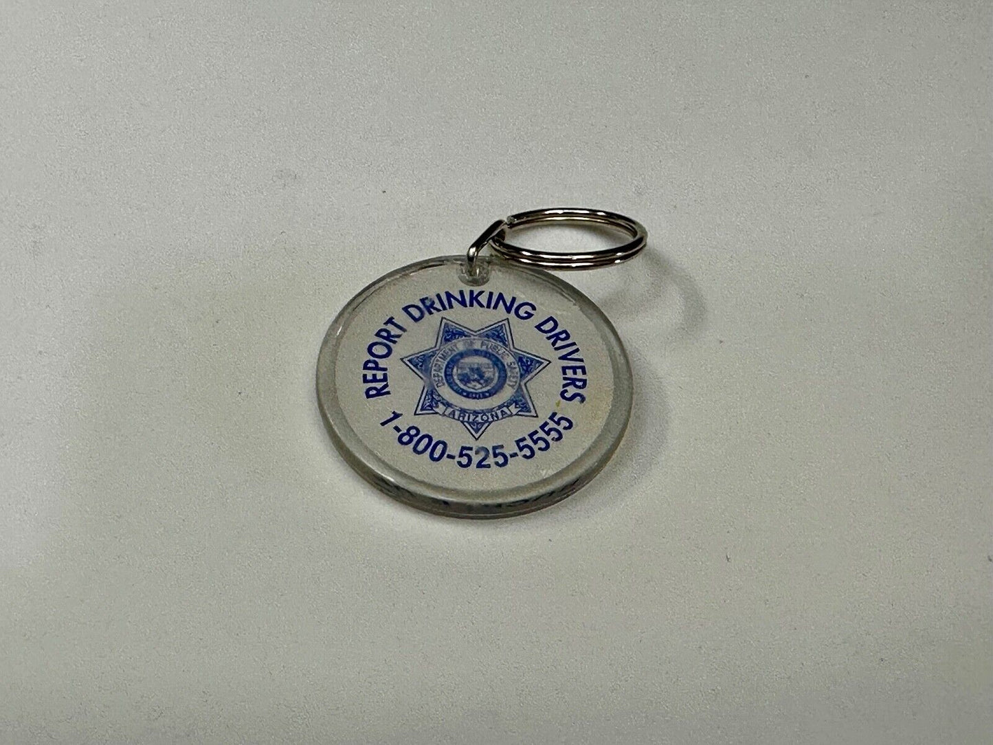 Arizona Department Of Public Safety Keychain - Drive The Speed Limit