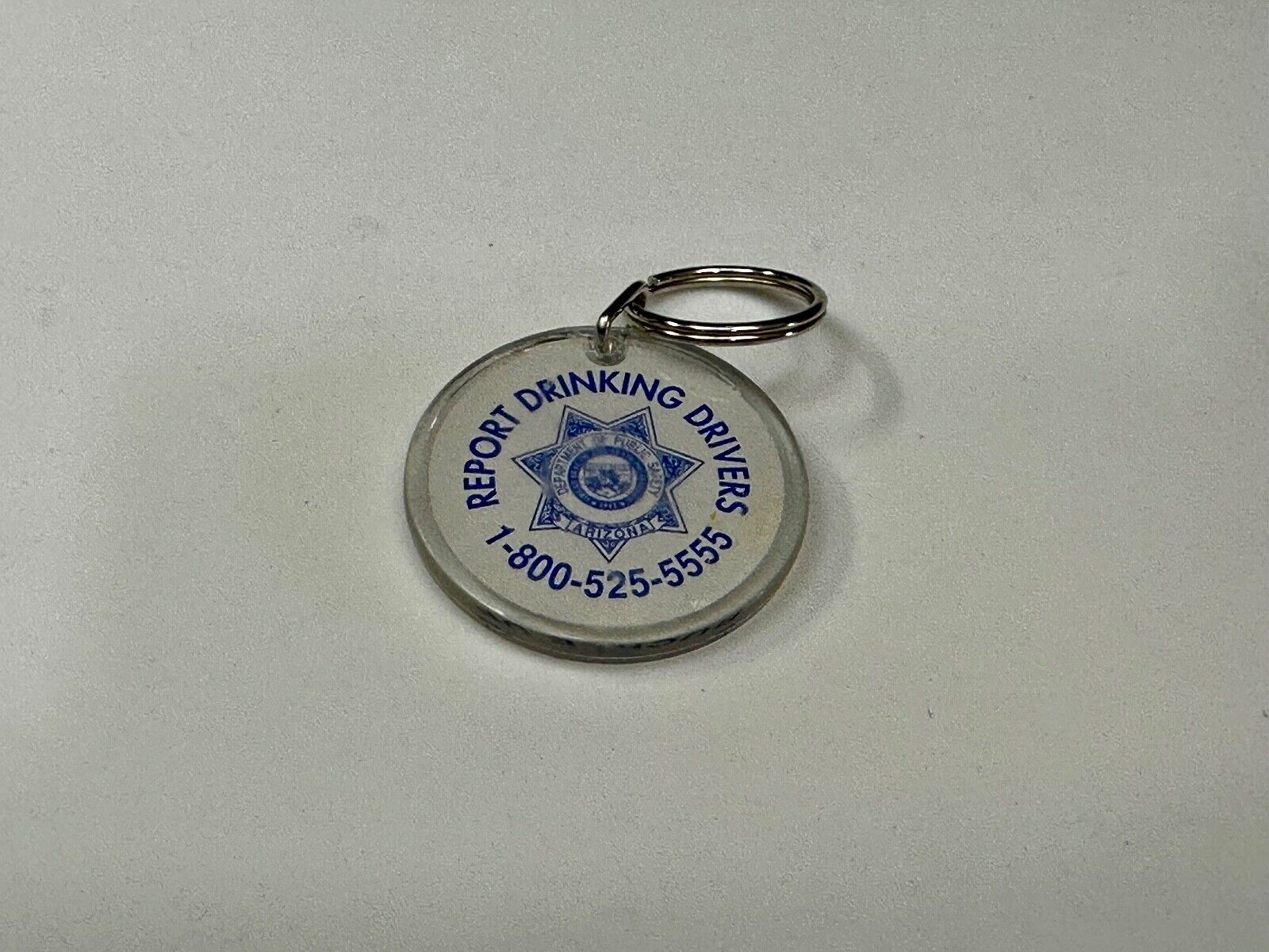 Arizona Department Of Public Safety Keychain - Drive The Speed Limit