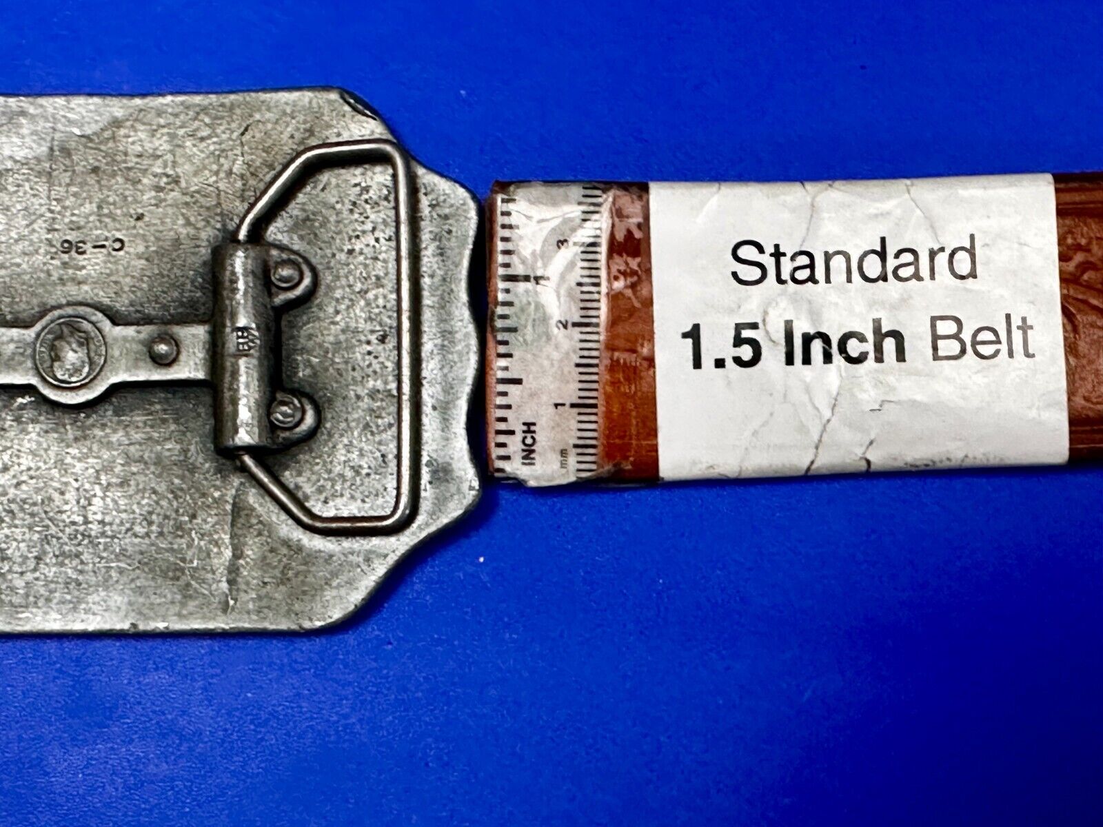 American Express Co Wells Butterfield Vintage Wells Bergamot Belt Buckle C-36
