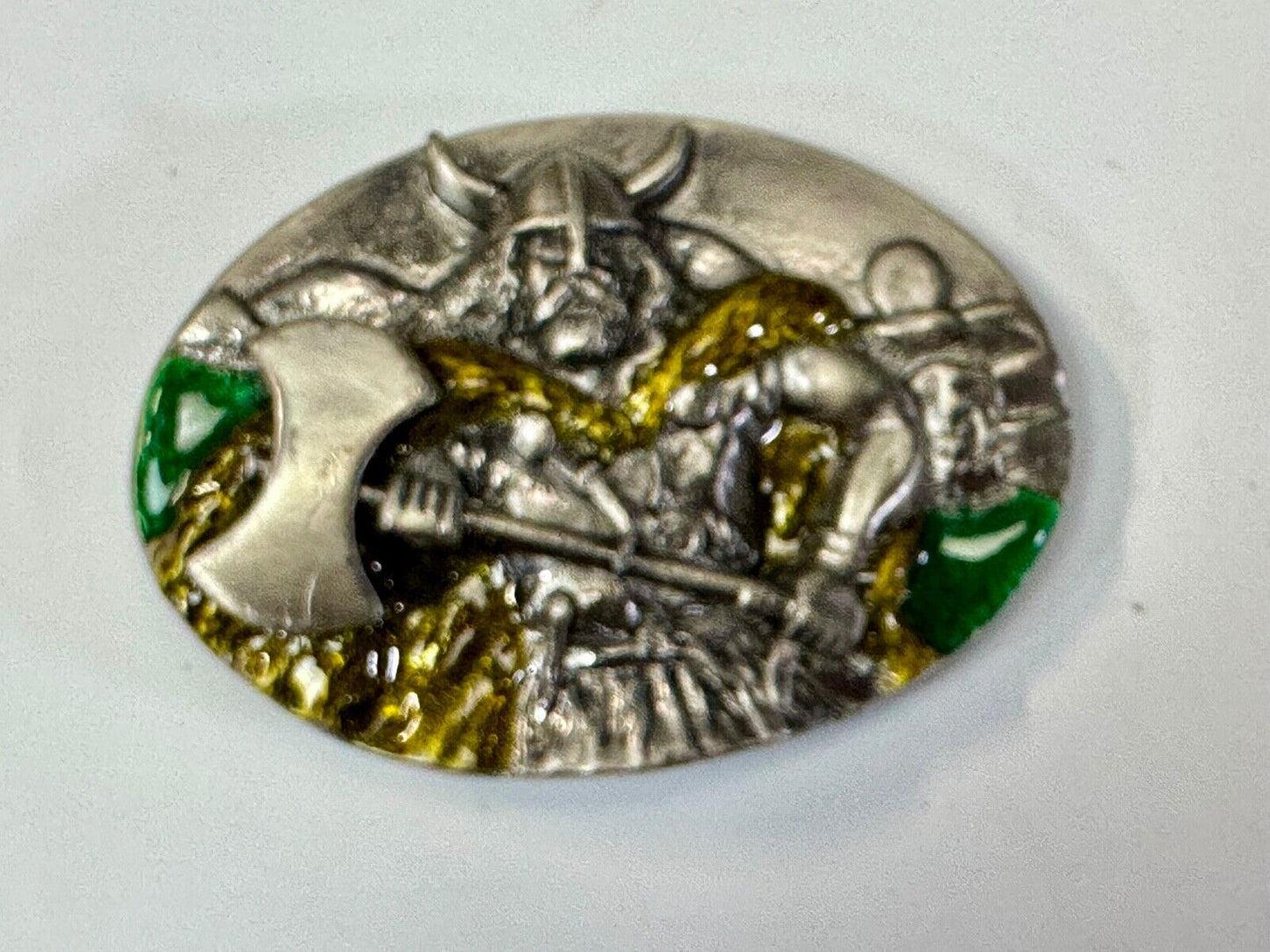 Viking Medieval Battle Axe, Warlord, Celtic Warrior vintage Belt Buckle