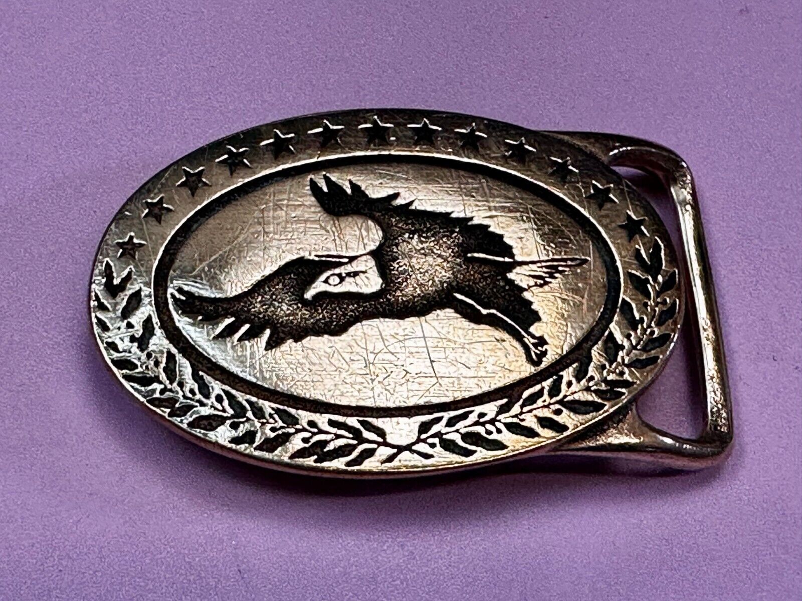 Tech Ether Guild The Eagle - Patriotic Vintage USA America Belt Buckle