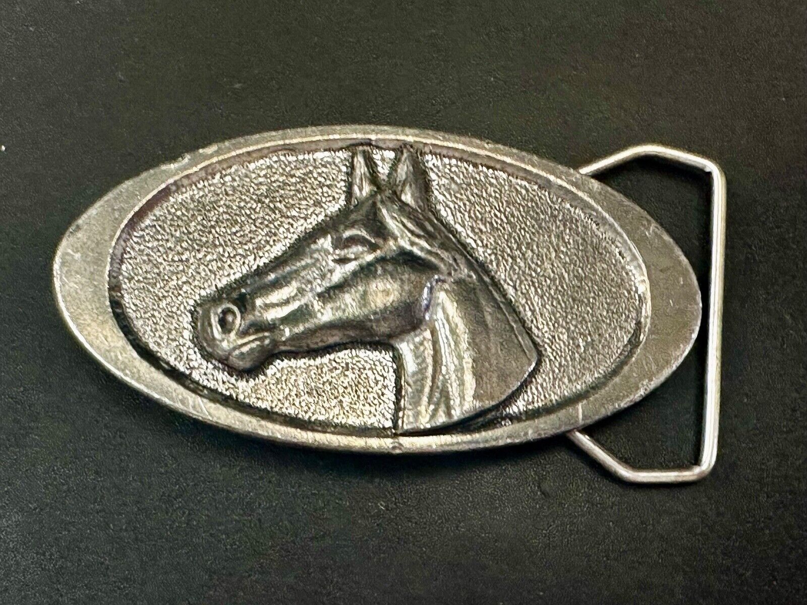 Vintage Horse head - 1976 Adezy Western Animal Lovers Belt Buckle