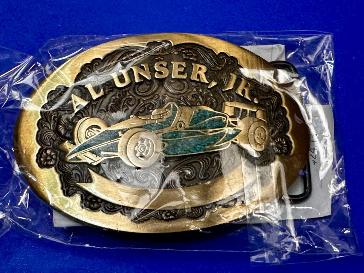 Al Unser Jr. Indianapolis 500 Car Advanced Casting Race Fans Belt Buckle