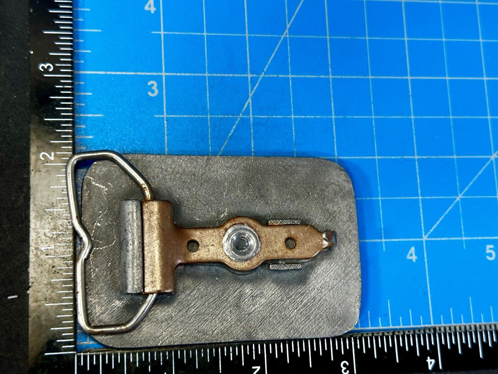 AAF American Air Filter Company Brass Tone Advertisement Belt Buckle