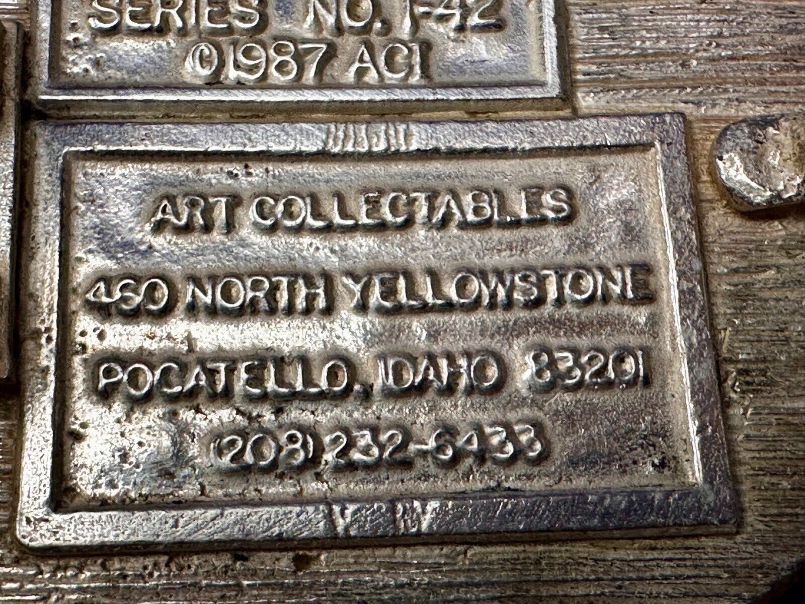 The Seal of the State of Washington 1889 Peanaway Vtg 1987 Collector Belt Buckle