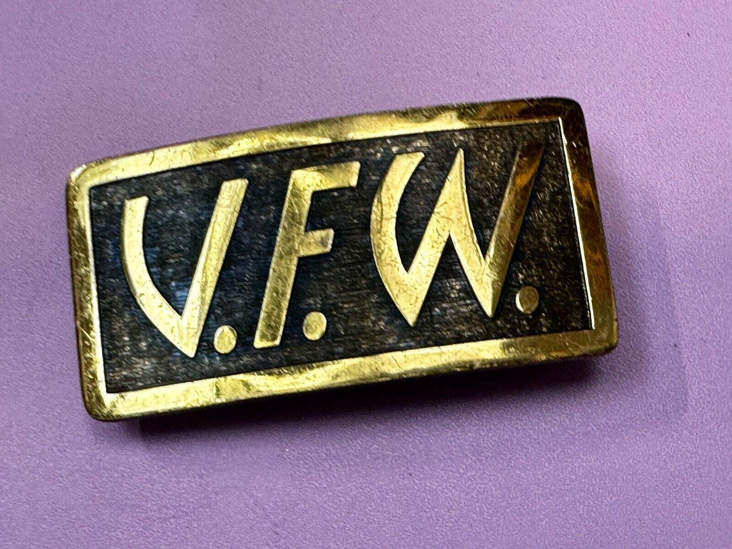VFW Veterans Foreign Wars Of The USA RARE Brass Custom Belt Buckle
