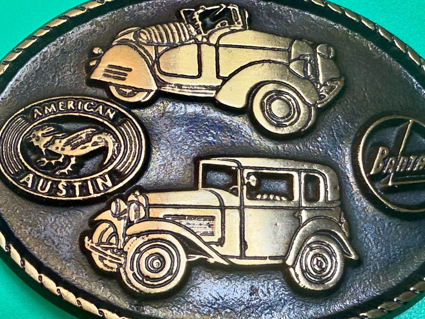 American Bantam Austin Classic Car Automobile Collectors Vintage NOS Belt Buckle