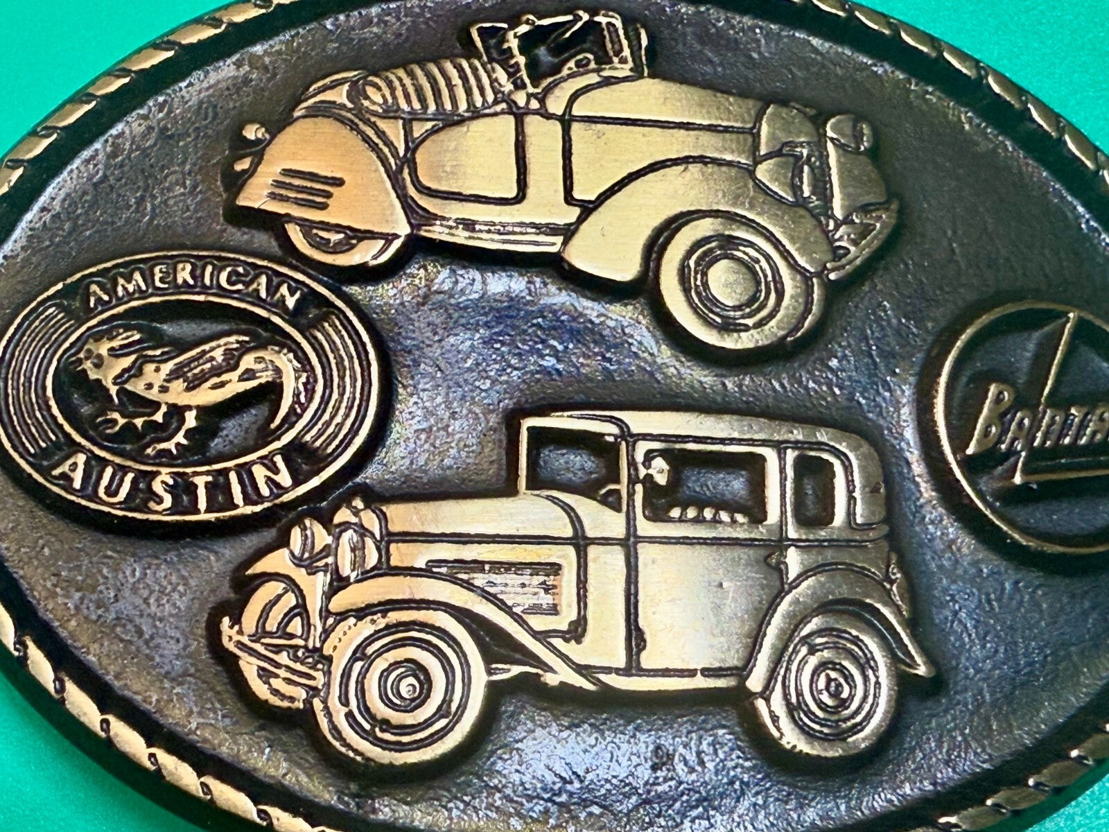 American Bantam Austin Classic Car Automobile Collectors Vintage NOS Belt Buckle