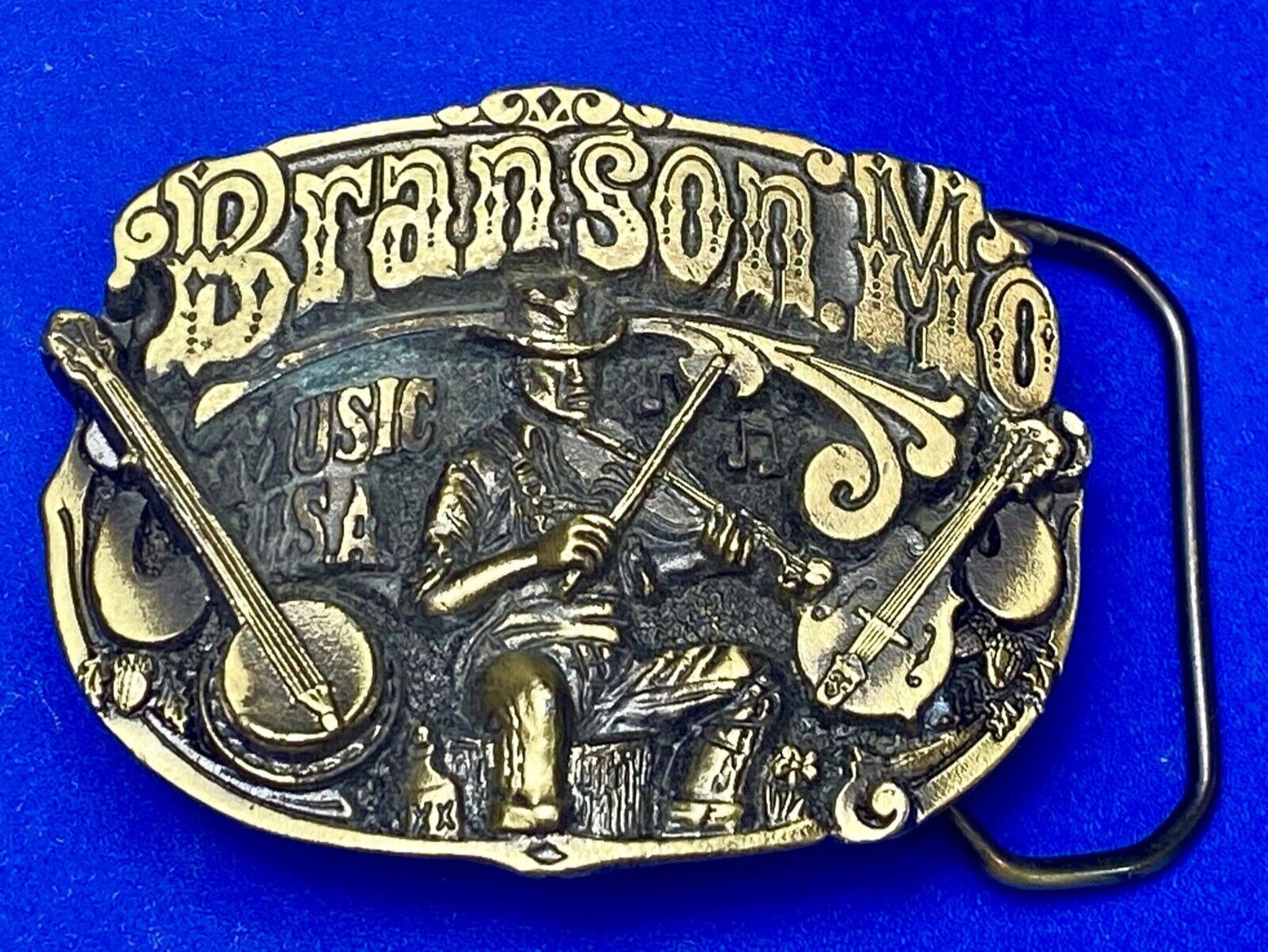 80's Branson Missouri music pickers MO -The Great American Belt Buckle Company