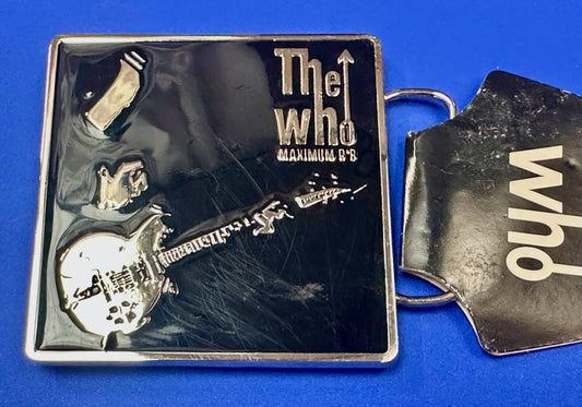 The Who - Maximum RnR Music Band Guitar Player 2005 Bravado  Merch Belt Buckle