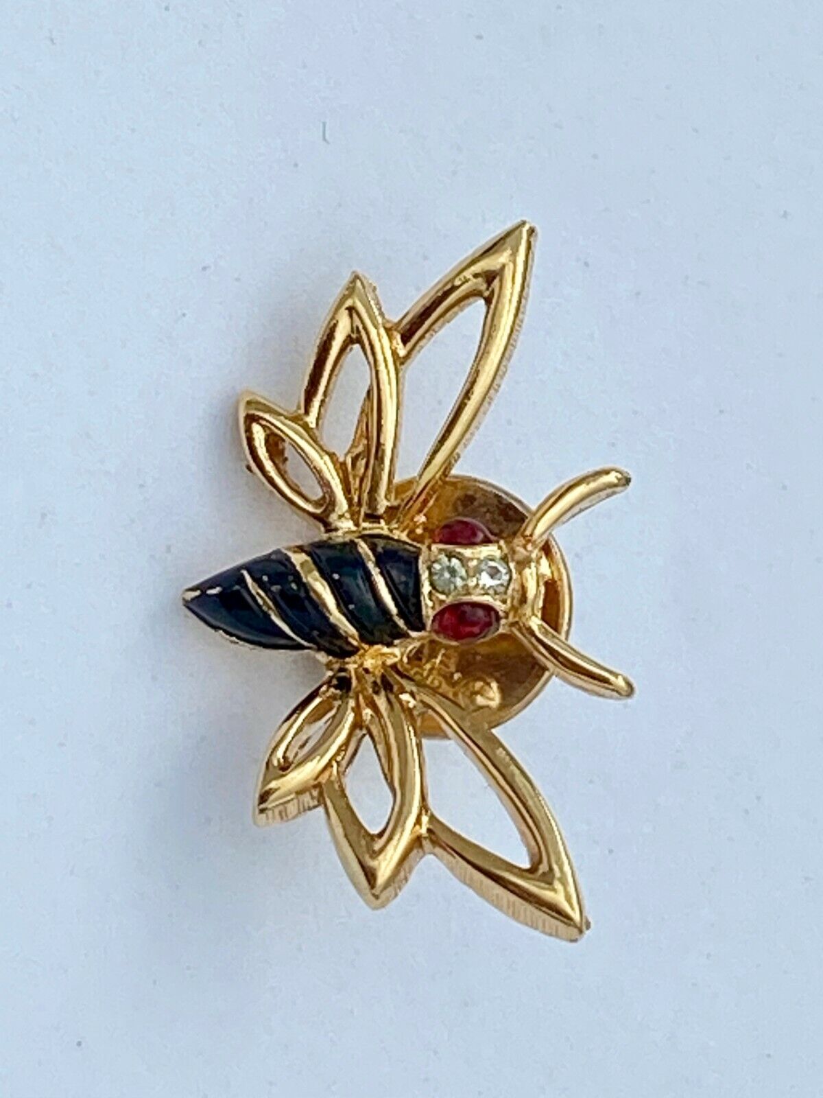 Bee Pin Jewelry, Bumblebee, Queen Bee Vintage Brooch Signed 16Maz B.A.B. Regd
