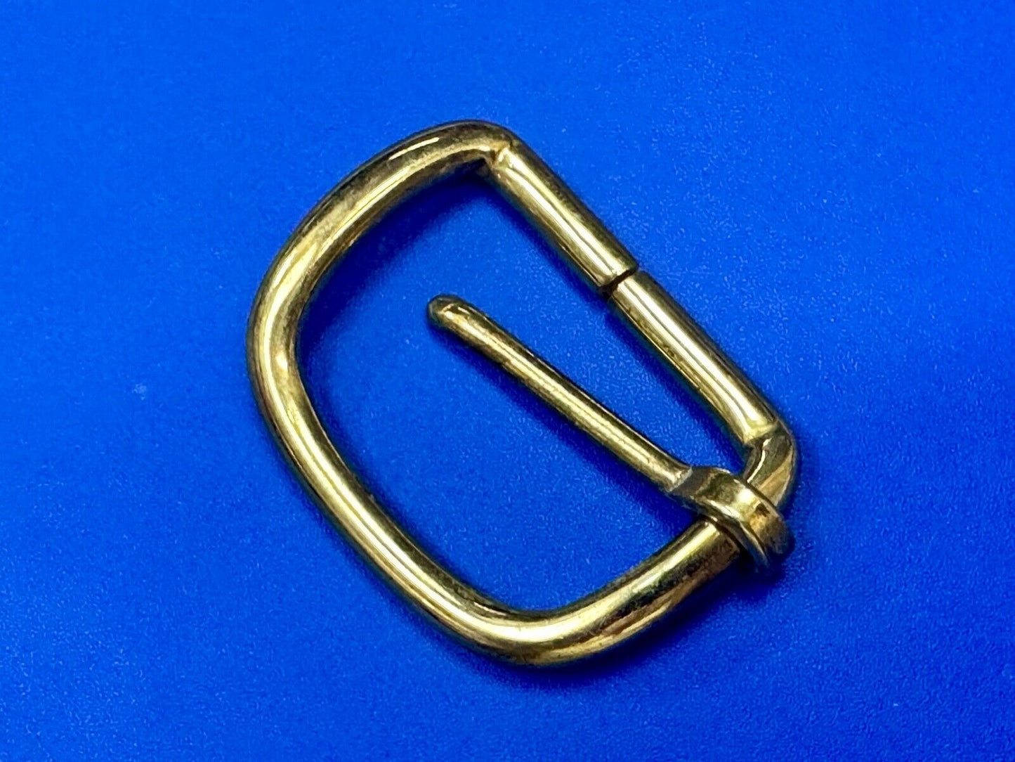 Vintage curved rectangle replacement belt buckle marked W