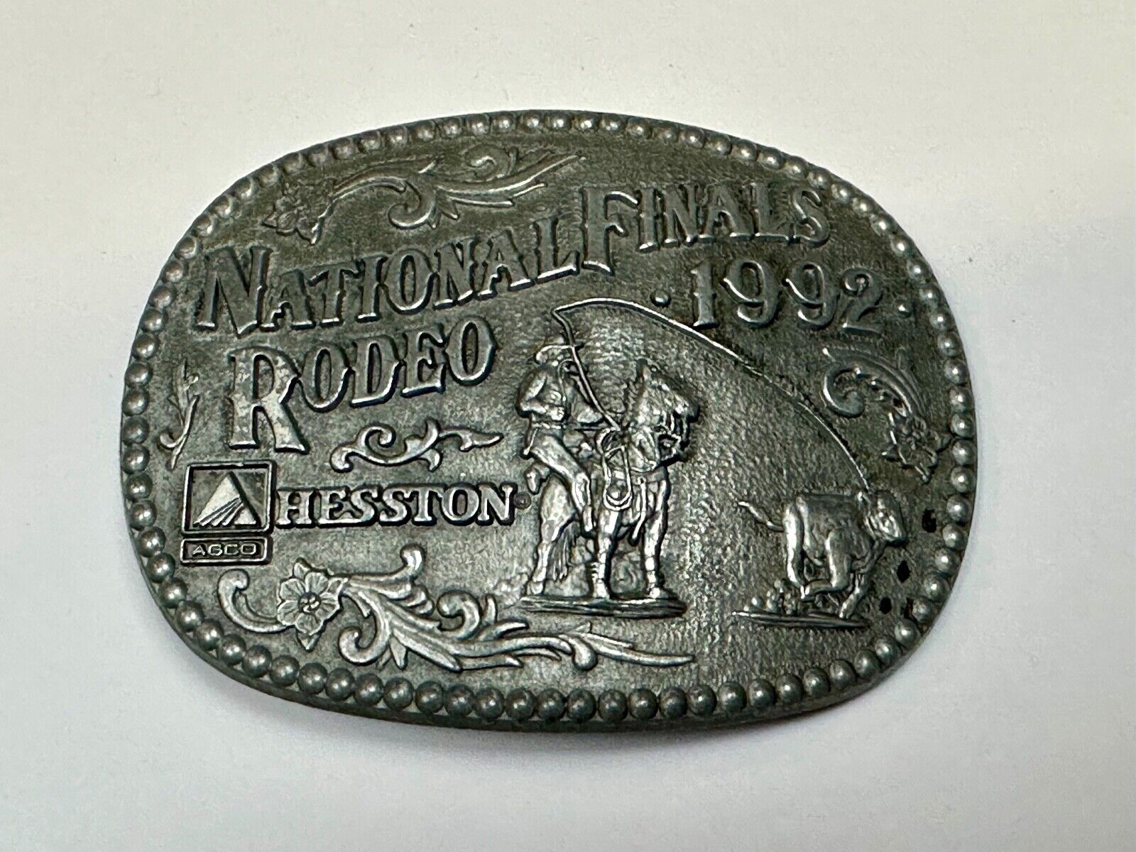 1992 Award Design Medals NFR National Finals Rodeo belt buckle