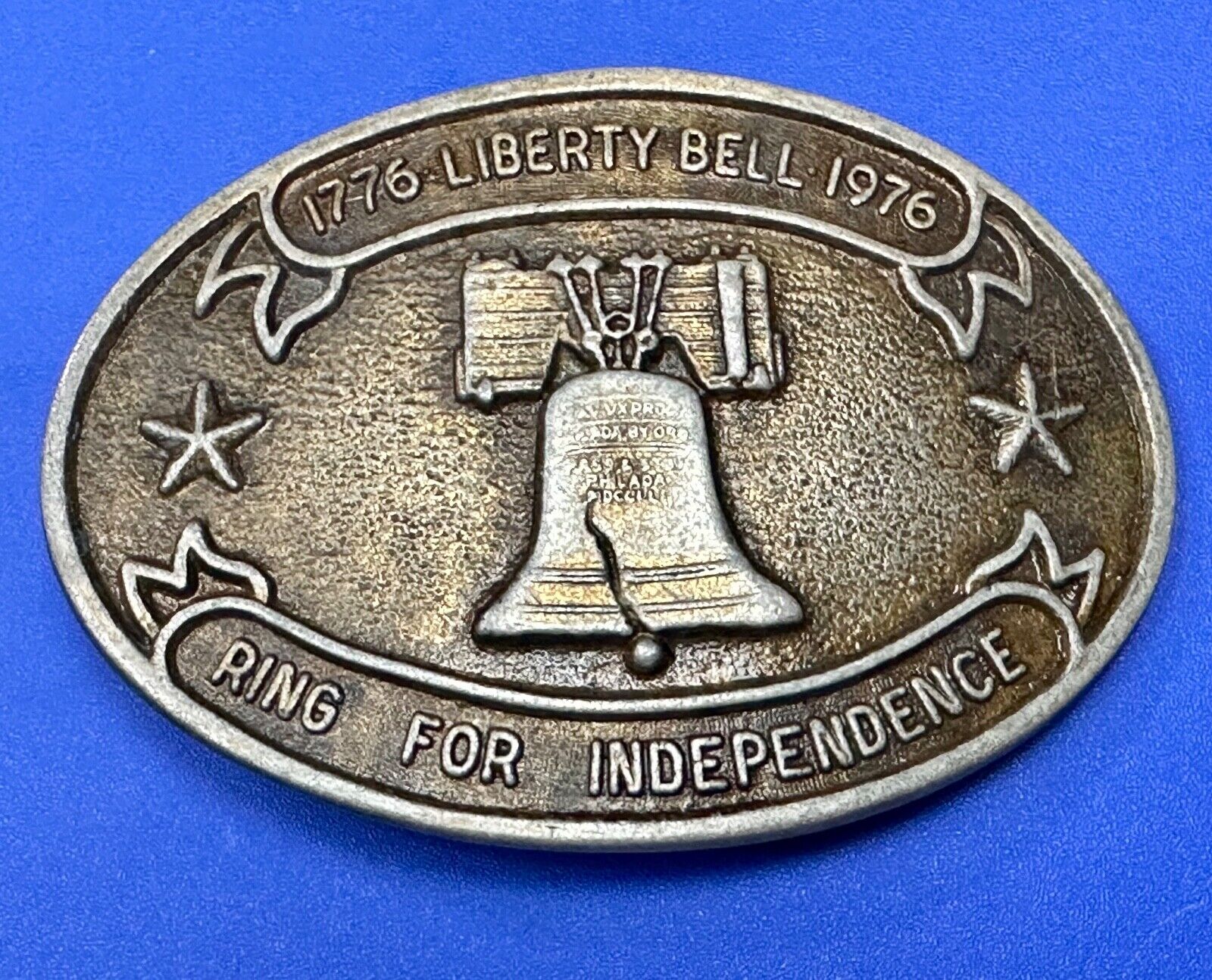 1976 Ring For Independence Bicentennial  LIBERTY BELL USA belt buckle