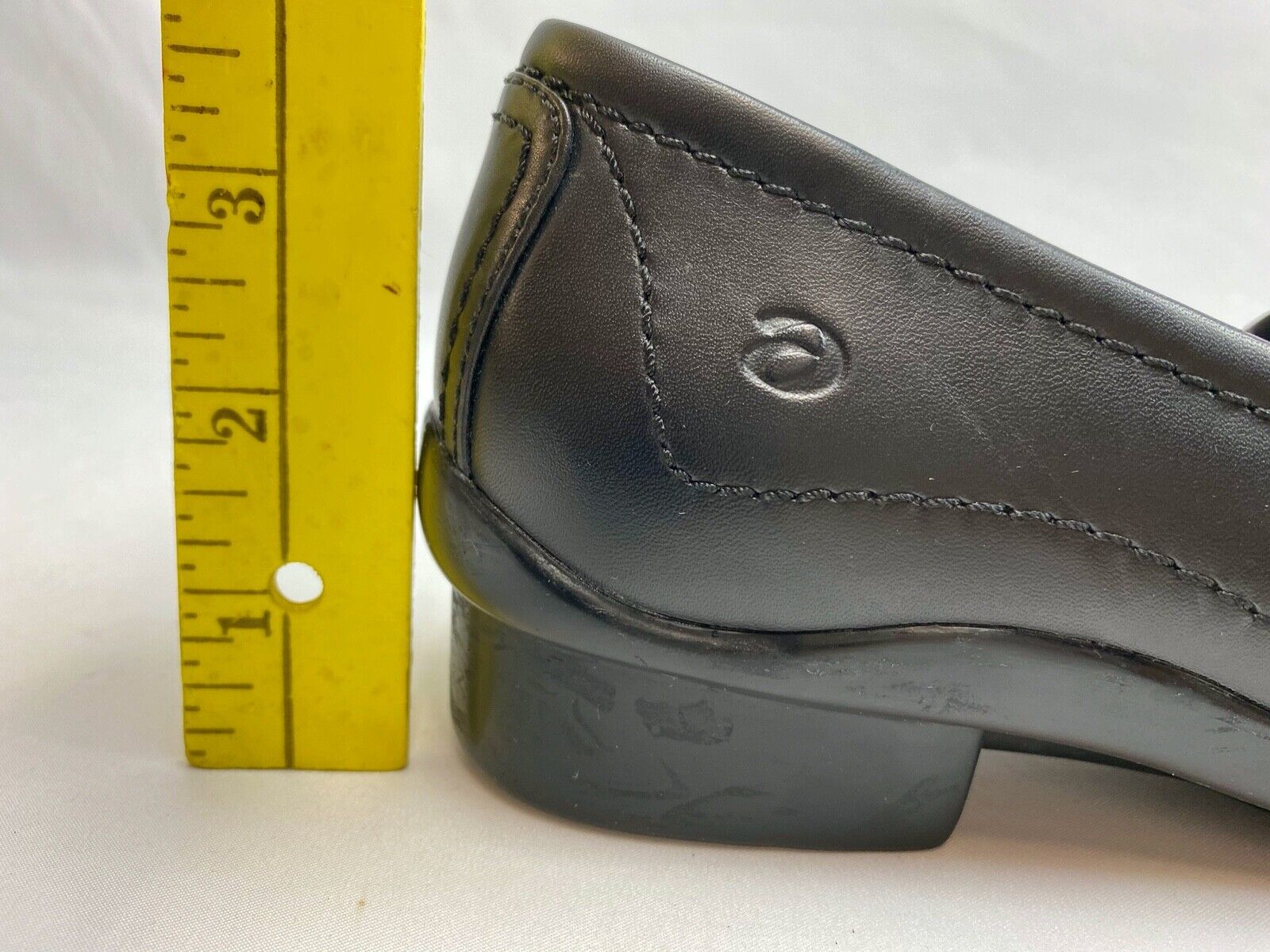 ARAVON Black Leather Stretch Loafer Comfort Shoes Women's 7B
