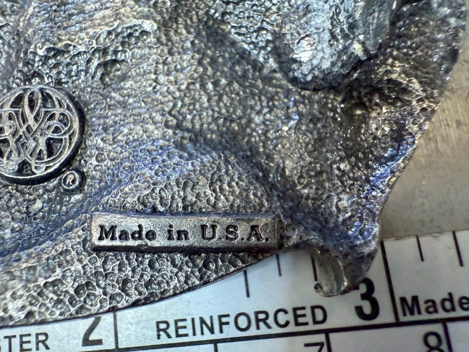 United States National Guard Air Force Army Vintage 1982 Bergamot Belt Buckle
