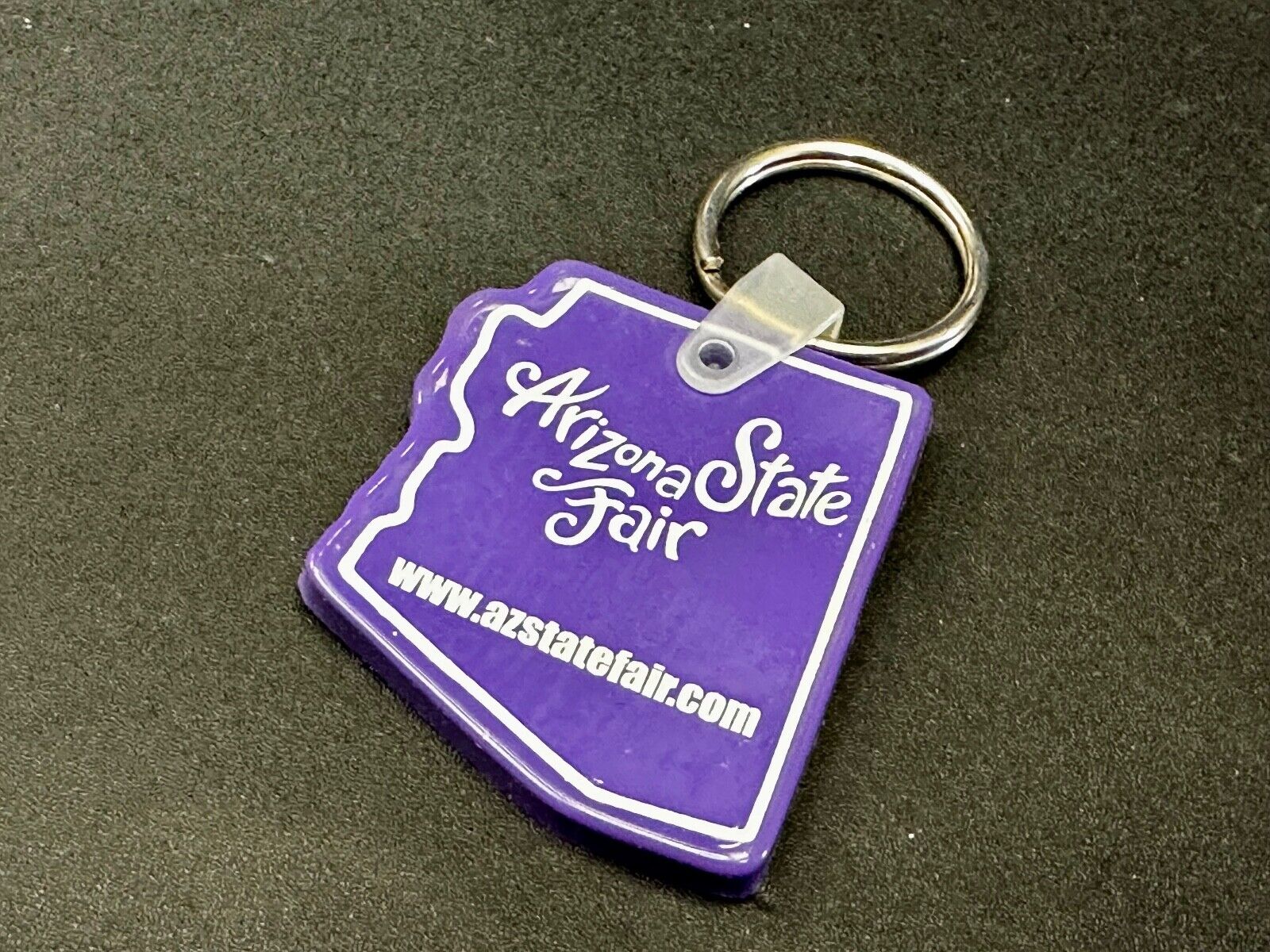 Arizona State Fair Purple Souvenir Keychain Key Ring Chain