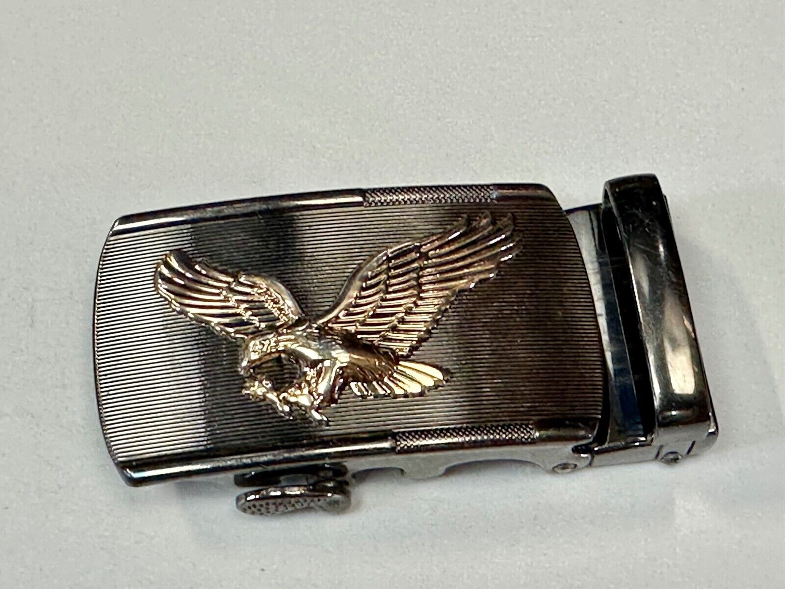 American Eagle - Replacement Racket style dress vintage belt buckle