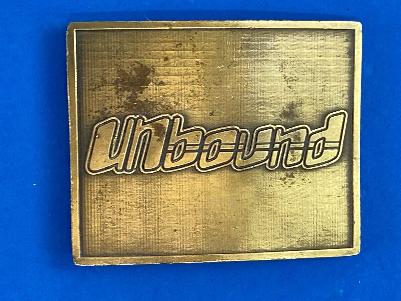 Unbound Promotional Belt Buckle Child Sponsorship Charity Based In Kansas City 