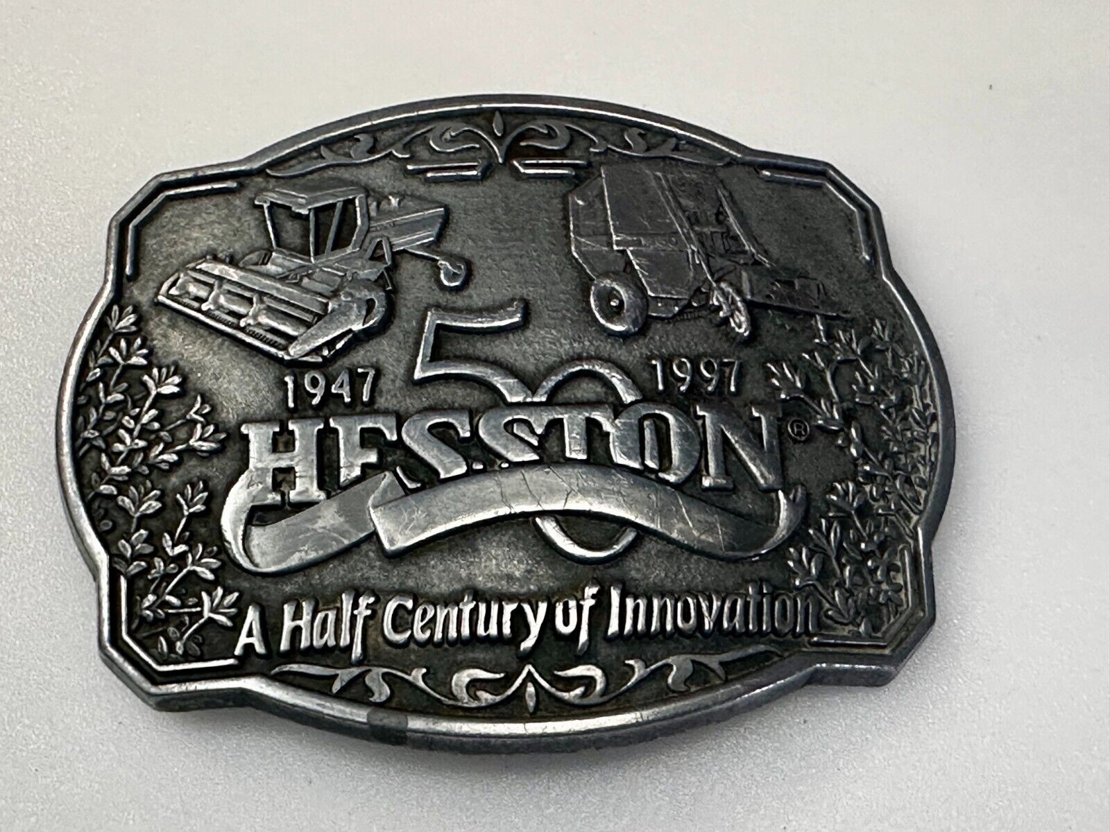 1997 NFR Half Century Of Innovation National Finals Rodeo 50 year Belt Buckle