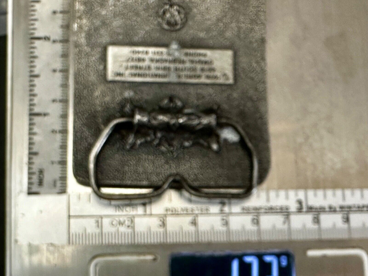 Agri International Inc Omaha NE A comma my to grow with Bergamot Belt Buckle