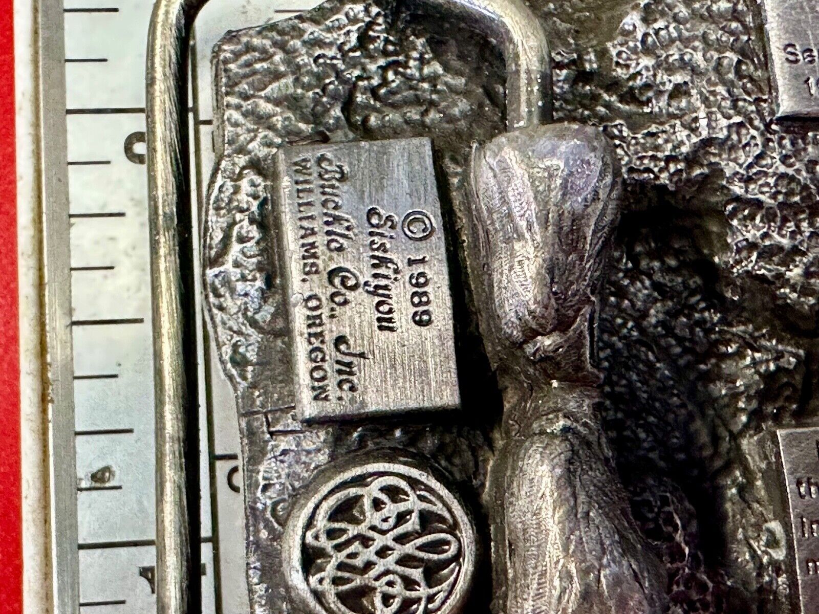 Ames Tools, helping America Grow 1989 Siskiyou Belt Buckle Lawn & garden supply