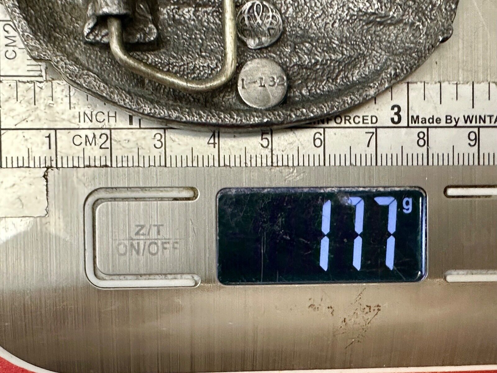 United States NAVY , Not a job, An Adventure! 1981 Bergamot Belt Buckle