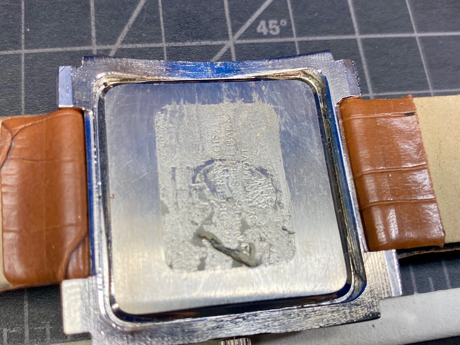 Andre Francois Men's Quartz Brown Band Watch -Working Well, Fresh Battery!