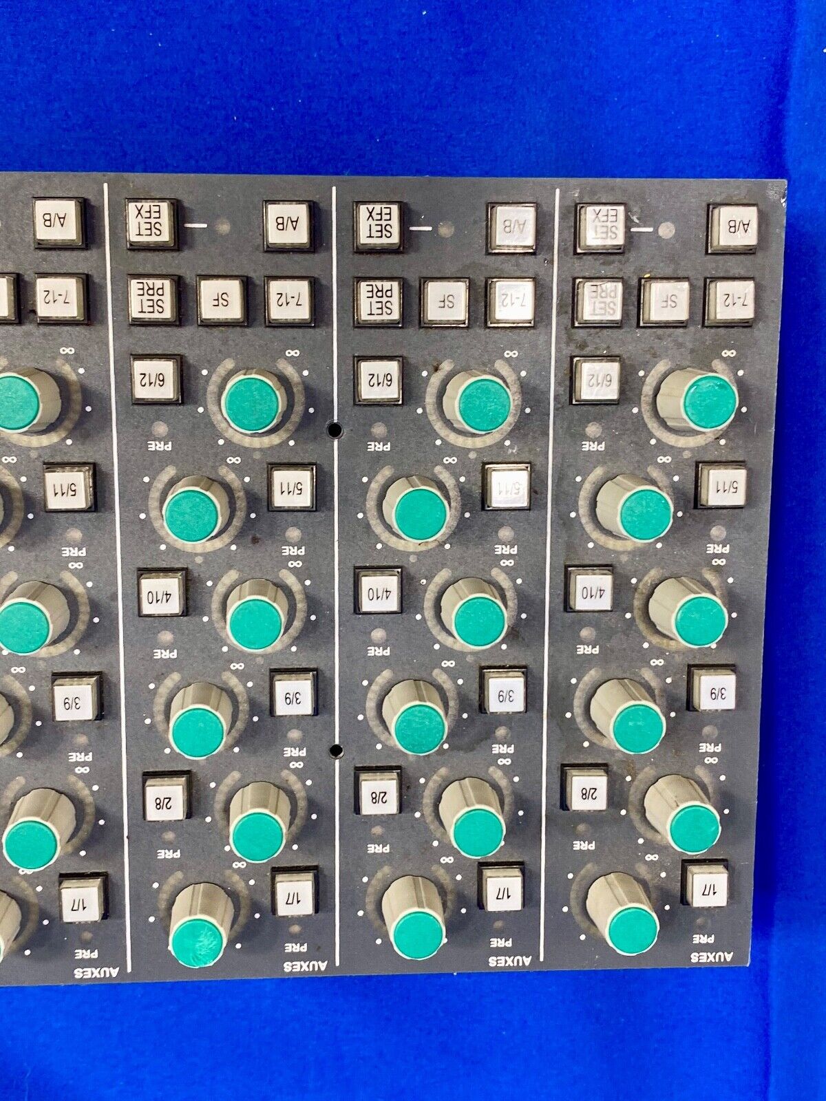 Aux Time from Solid State Logic Axiom MT + SSL A Series Console Mixer