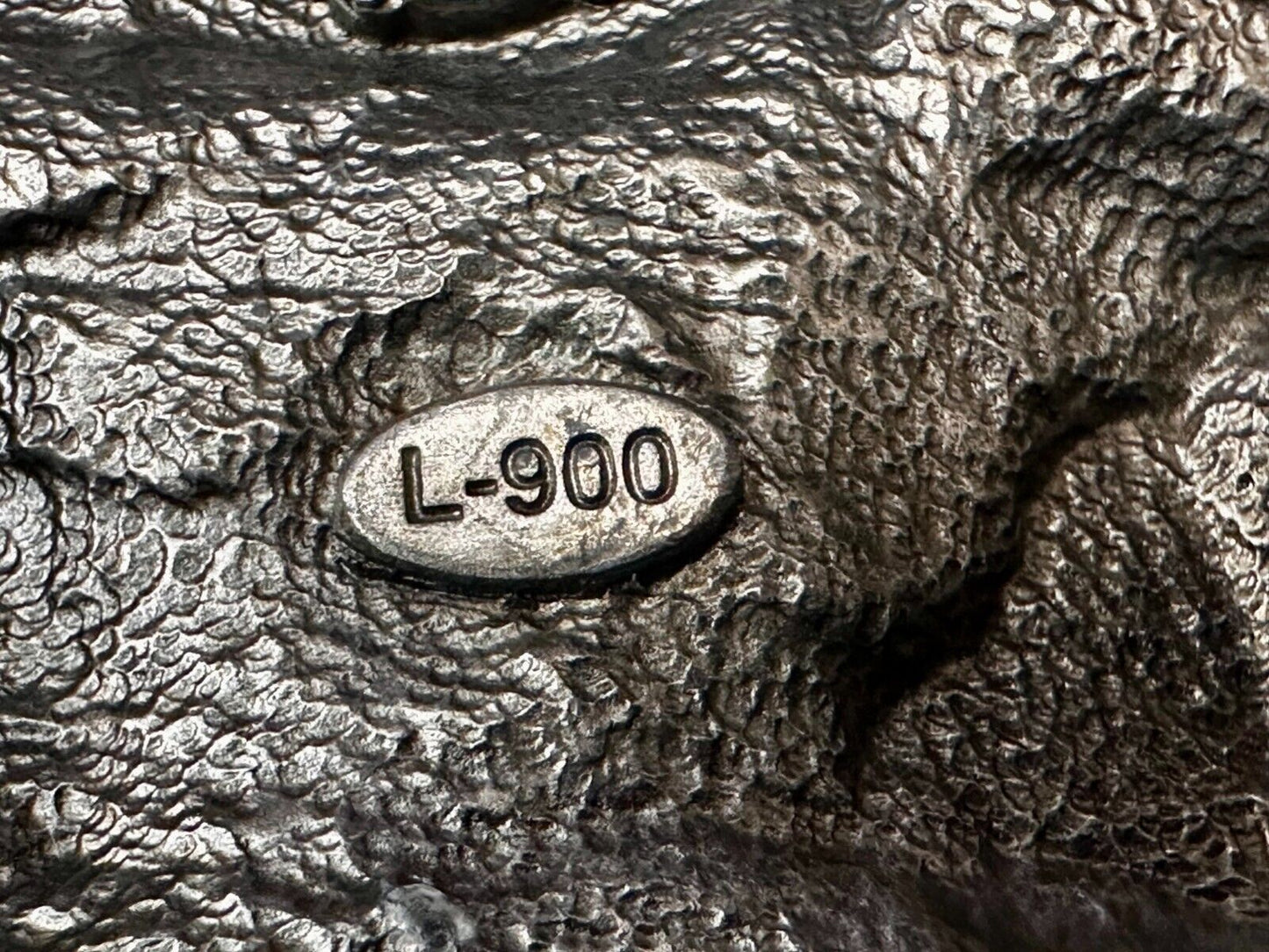 Two Train Engine Side by Side  RailRoad RR  1990's L-900 Bergamot Belt Buckle