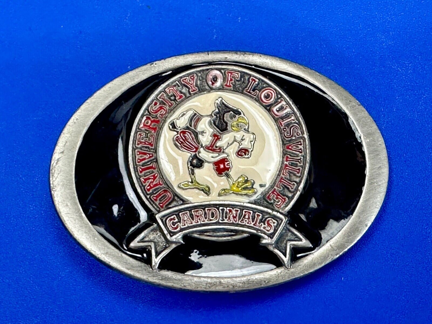 University of Louisville Cardinals Vintage 1992 Great American belt buckle Co.