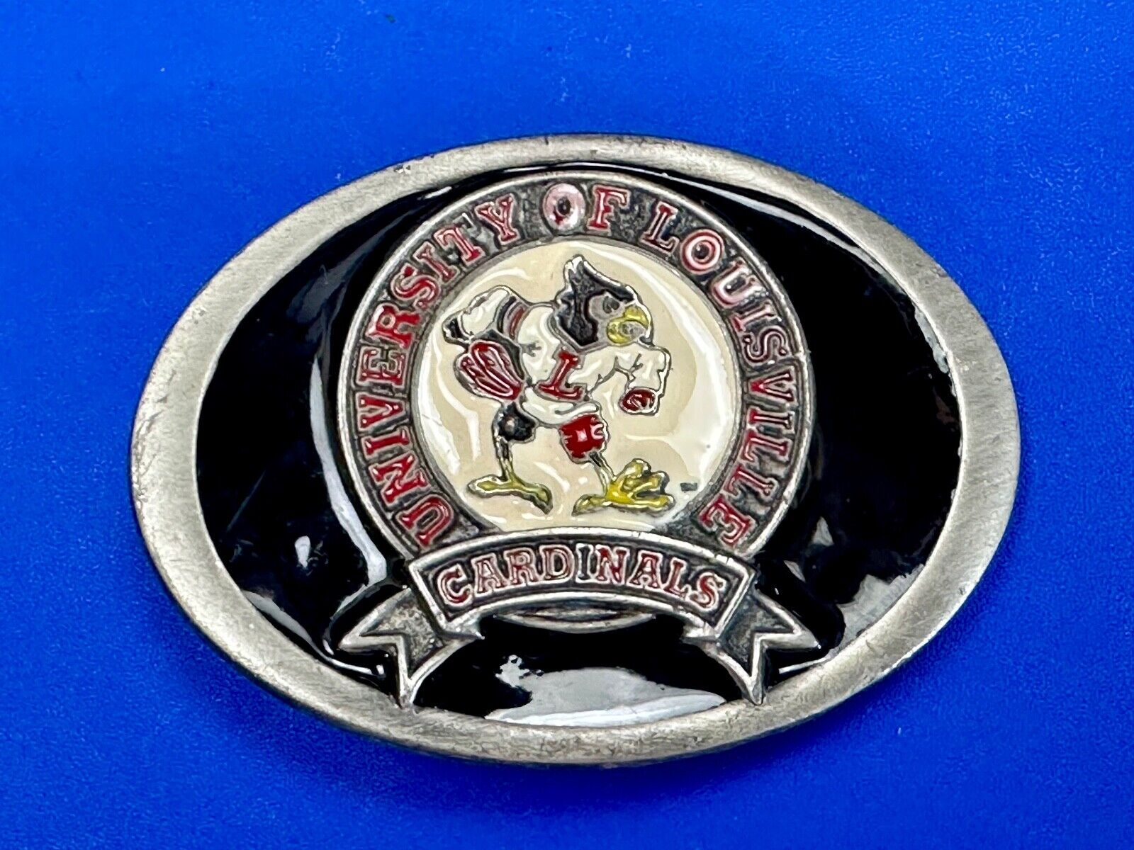 University of Louisville Cardinals Vintage 1992 Great American belt buckle Co.