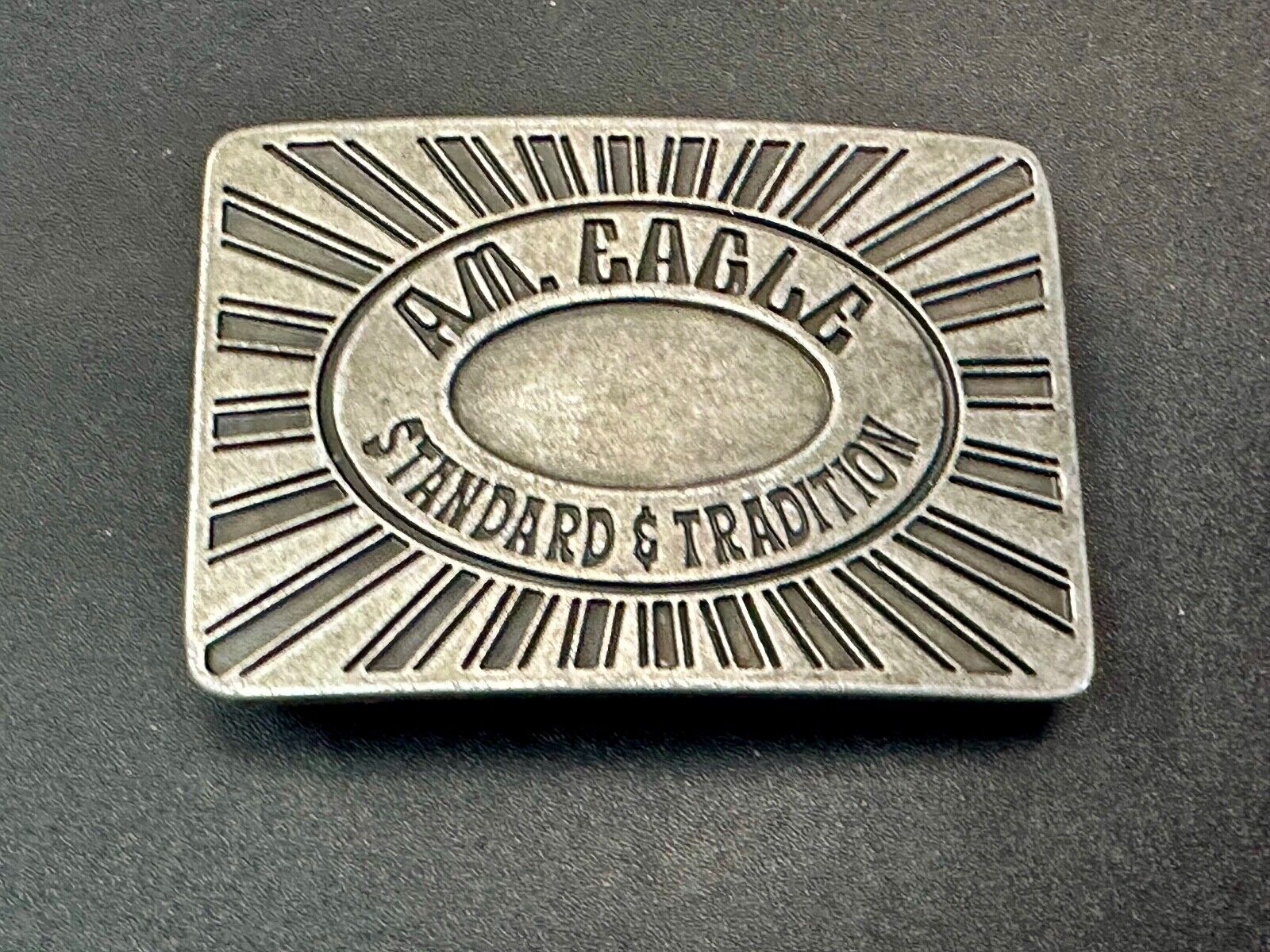 AM EAGLE STANDARD AND TRADITION BELT BUCKLE