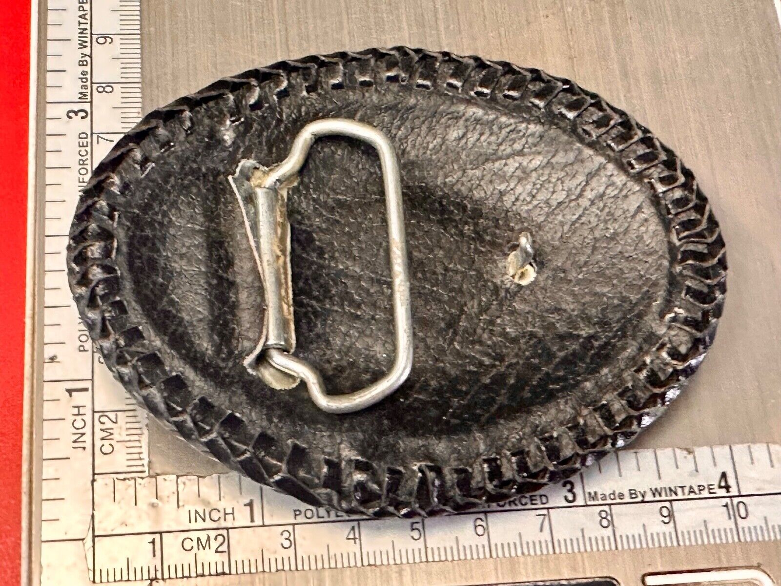 ALR American Legion Riders - Eagle Emblem on large leather belt buckle