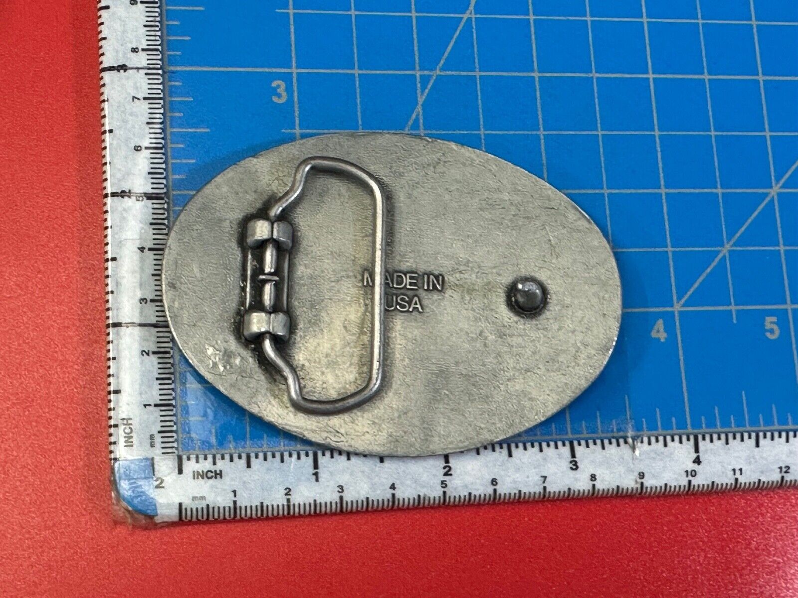 APS metal oval belt buckle  - unknown to me!