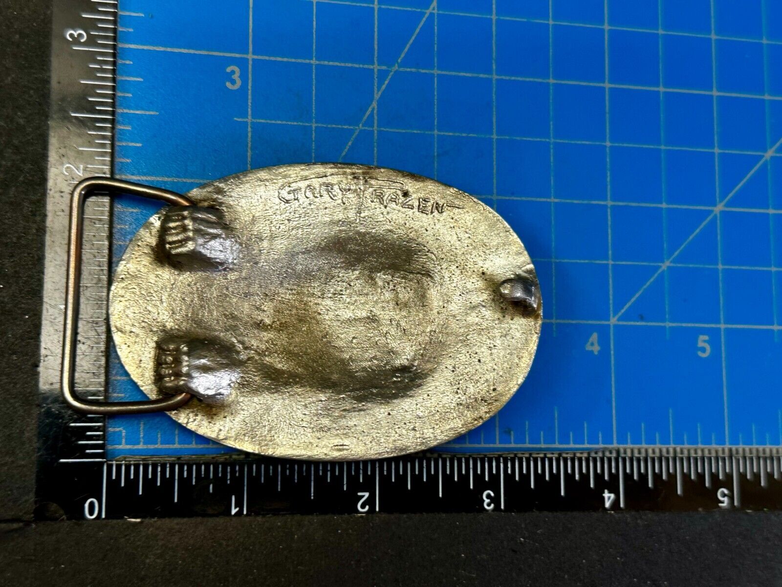 Andalex Wildcat Loadout Vintage Belt Buckle by Sculpture Artist Gary Frazen