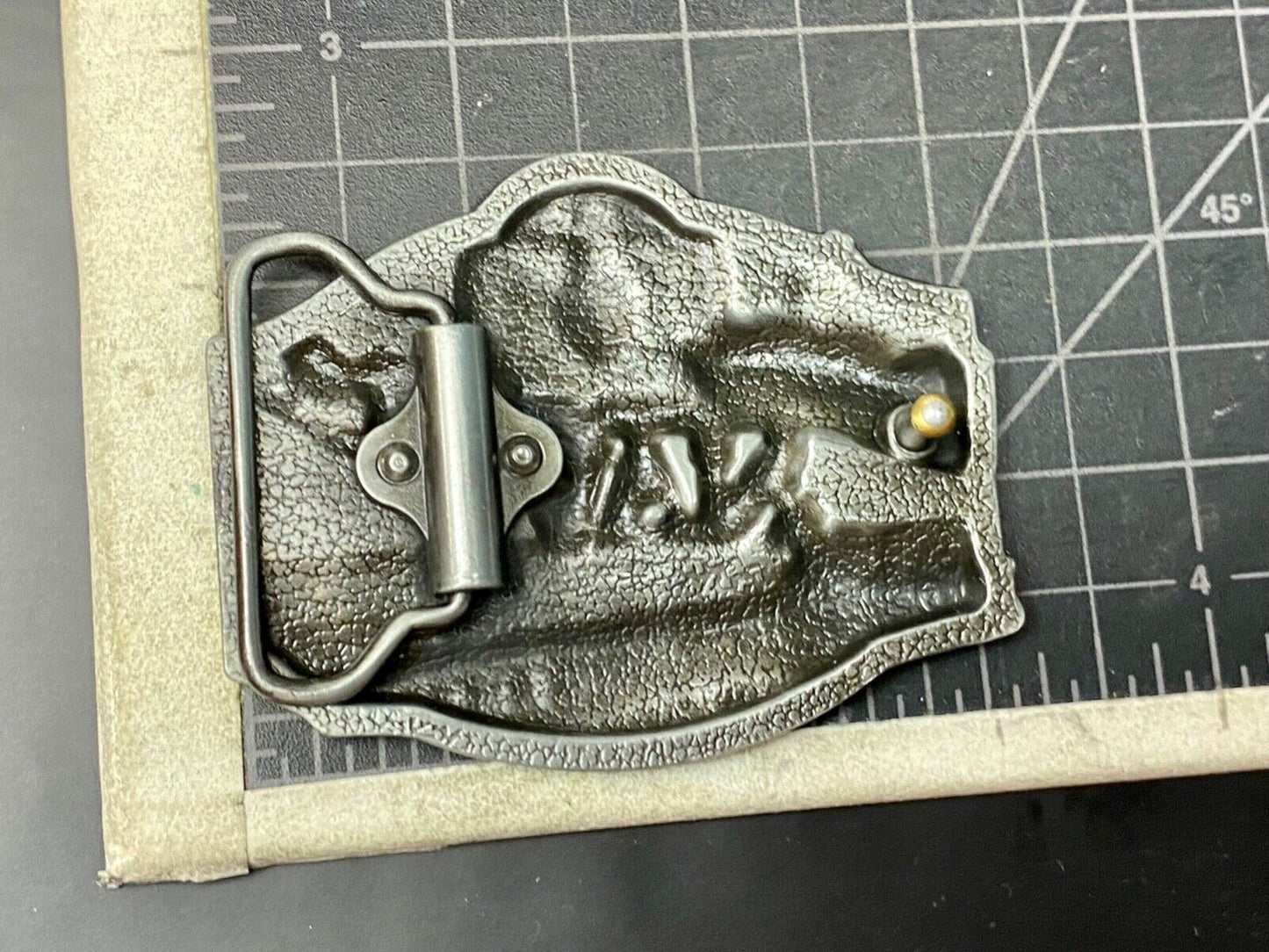 United States Navy American Battleship Anchor Raised belt buckle