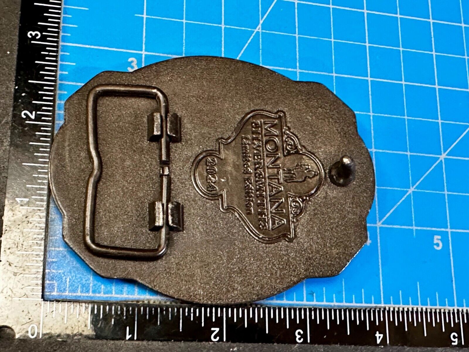 2024 Pendleton Whiskey Let'er Buck Rodeo Cowboy Montana Silversmiths Belt Buckle