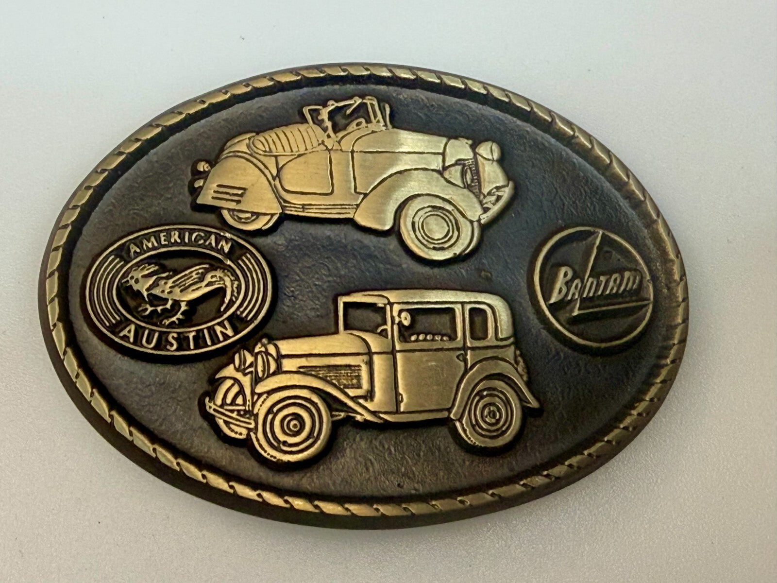 American Bantam Austin Classic Car Automobile Collectors Vintage NOS Belt Buckle