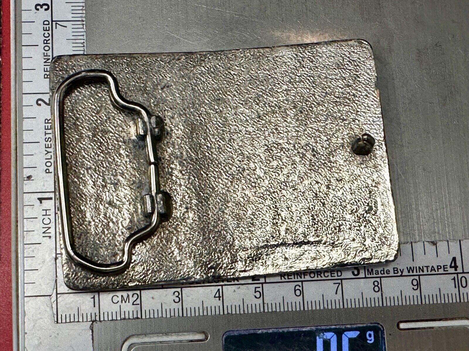 Vintage longhorn cow steer western flower swirl design belt buckle